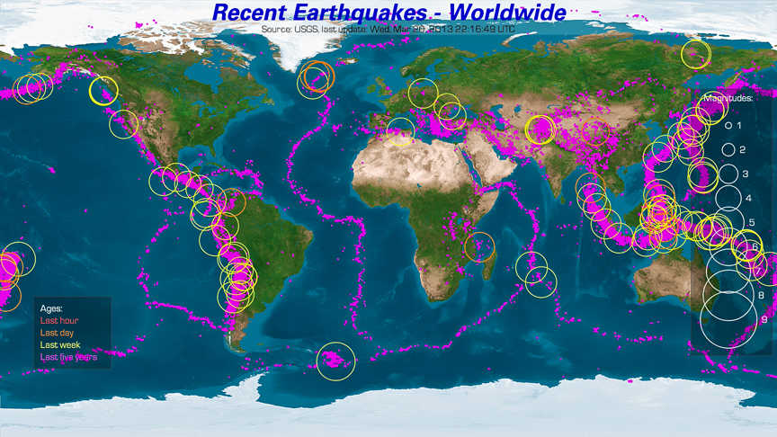 EARTHQUAKE MAPS | Dictionary Bank