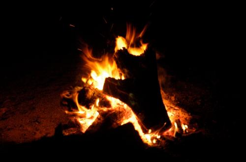The closing bonfire in San  Lorenzo Canyon is an annual favorite