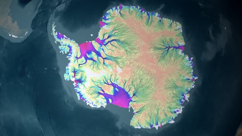 Scientists spy salty groundwater system beneath Antarctic ice stream